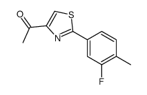 cas no 228581-94-0 is 1-[2-(3-FLUORO-4-METHYLPHENYL)-1,3-THIAZOL-4-YL]ETHAN-1-ONE