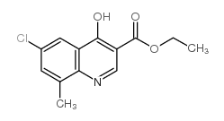 cas no 228728-86-7 is 6-chloro-4-hydroxy-8-methylquinoline-3-carboxylic ethyl ester