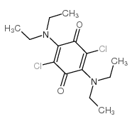 cas no 23019-38-7 is 2,5-Cyclohexadiene-1,4-dione,2,5-dichloro-3,6-bis(diethylamino)-