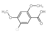 cas no 23053-81-8 is Benzoic acid,5-chloro-2,4-dimethoxy-