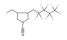 cas no 231285-91-9 is N-CYANO-3-(IODOMETHYL)-4-(1H,1H-NONAFLUOROPENTYL)PYRROLIDINE