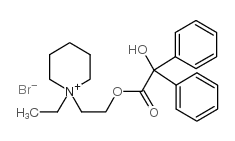 cas no 23182-46-9 is 2-(1-ethylpiperidin-1-ium-1-yl)ethyl 2-hydroxy-2,2-diphenylacetate,bromide
