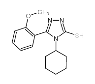 cas no 23195-34-8 is 4-CYCLOHEXYL-5-(2-METHOXY-PHENYL)-4H-[1,2,4]TRIAZOLE-3-THIOL