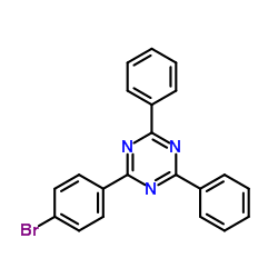 cas no 23449-08-3 is 2-(4-Bromophenyl)-4,6-diphenyl-1,3,5-triazine
