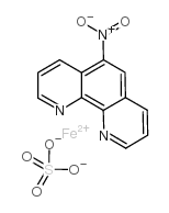 cas no 23700-19-8 is 5-NITRO-1,10-PHENANTHROLINE FERROUS SULFATE