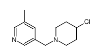 cas no 239136-47-1 is 3-((4-CHLOROPIPERIDIN-1-YL)METHYL)-5-METHYLPYRIDINE