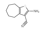 cas no 23917-22-8 is 2-amino-5,6,7,8-tetrahydro-4H-cyclohepta[b]thiophene-3-carbonitrile