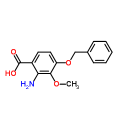 cas no 23938-73-0 is 2-Amino-4-(benzyloxy)-3-methoxybenzoic acid