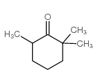 cas no 2408-37-9 is 2,2,6-trimethylcyclohexanone