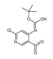 cas no 240815-74-1 is tert-butyl 2-chloro-5-nitropyridin-4-ylcarbamate
