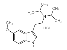 cas no 2426-63-3 is N-[2-(5-methoxy-1H-indol-3-yl)ethyl]-N-propan-2-ylpropan-2-amine,hydrochloride