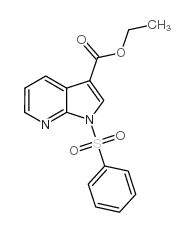 cas no 245064-82-8 is 1H-Pyrrolo[2,3-b]pyridine-3-carboxylic acid, 1-(phenylsulfonyl)-, ethyl ester