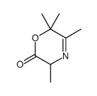 cas no 245343-67-3 is 2H-1,4-Oxazin-2-one,3,6-dihydro-3,5,6,6-tetramethyl-(9CI)