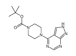cas no 245450-02-6 is TERT-BUTYL4-(1H-PYRAZOLO[3,4-D]PYRIMIDIN-4-YL)PIPERAZINE-1-CARBOXYLATE