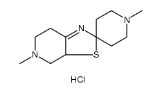 cas no 2460-28-8 is Spiro[piperidine-4,2'(3'aH)-thiazolo[5,4-c]pyridine],4',5',6',7'-tetrahydro-1,5'-dimethyl-, hydrochloride (1:2)
