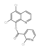 cas no 246147-23-9 is 5,7-DICHLORO-8-QUINOLYL 2-CHLORONICOTINATE