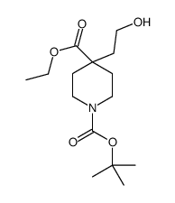 cas no 247133-32-0 is 1,4-Piperidinedicarboxylic acid, 4-(2-hydroxyethyl)-, 1-(1,1-dimethylethyl) 4-ethyl ester