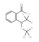 cas no 24833-13-4 is 2-((DICHLOROFLUOROMETHYLSULFANYL)-(TRIFLUOROMETHYL)AMINO)-BENZOYLFLUORIDE