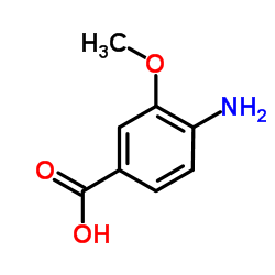 cas no 2486-69-3 is 4-Amino-3-methoxybenzoic acid