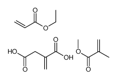 cas no 24980-96-9 is ethyl prop-2-enoate,2-methylidenebutanedioic acid,methyl 2-methylprop-2-enoate
