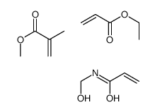 cas no 25035-74-9 is ethyl prop-2-enoate,N-(hydroxymethyl)prop-2-enamide,methyl 2-methylprop-2-enoate