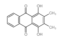 cas no 25060-18-8 is 9,10-Anthracenedione,1,4-dihydroxy-2,3-dimethyl-