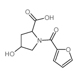 cas no 251310-45-9 is 1-(2-Furylcarbonyl)-4-hydroxy-2-pyrrolidinecarboxylic acid