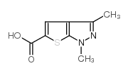 cas no 25252-46-4 is 1,3-DIMETHYL-1H-THIENO[2,3-C]PYRAZOLE-5-CARBOXYLIC ACID