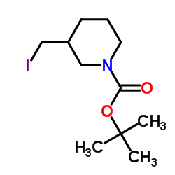 cas no 253177-03-6 is 3-Iodomethyl-piperidine-1-carboxylic acid tert-butyl ester