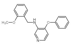 cas no 253307-66-3 is 3-(2-METHOXYBENZYLAMINO)-4-PHENYLMETHOXY-PYRIDINE