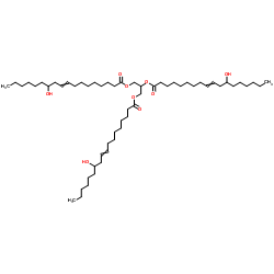 cas no 2540-54-7 is 9-Octadecenoic acid,12-hydroxy-, 1,1',1''-(1,2,3-propanetriyl) ester, (9Z,9'Z,9''Z,12R,12'R,12''R)-