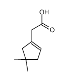 cas no 255384-77-1 is 1-Cyclopentene-1-acetic acid, 4,4-dimethyl- (9CI)