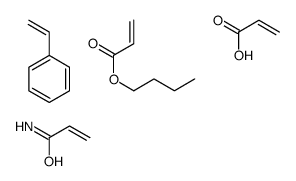 cas no 25586-24-7 is butyl prop-2-enoate,prop-2-enamide,prop-2-enoic acid,styrene
