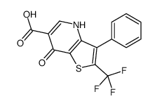 cas no 256488-13-8 is 7-OXO-3-PHENYL-2-(TRIFLUOROMETHYL)-4,7-DIHYDROTHIENO[3,2-B]PYRIDINE-6-CARBOXYLIC ACID
