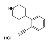 cas no 256951-73-2 is Benzonitrile, 2-(4-piperidinyl)-