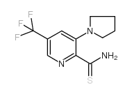 cas no 257287-82-4 is 3-(1-PYRROLIDINYL)-5-(TRIFLUOROMETHYL)PYRIDINE-2-CARBOTHIOAMIDE