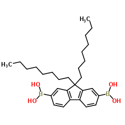 cas no 258865-48-4 is 9,9-Dioctylfluorene-2,7-diboronic acid