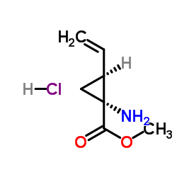 cas no 259214-58-9 is (1R,2S)-Methyl 1-amino-2-vinylcyclopropanecarboxylate hydrochloride