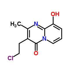 cas no 260273-82-3 is 3-(2-Chloroethyl)-9-hydroxy-2-methyl-4H-pyrido[1,2-a]pyrimidin-4-one