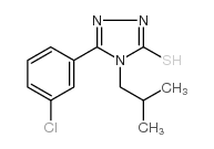 cas no 26028-64-8 is 5-(3-Chlorophenyl)-4-isobutyl-4H-1,2,4-triazole-3-thiol