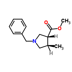 cas no 261896-27-9 is methyl (3R,4R)-1-benzyl-4-methylpyrrolidine-3-carboxylate