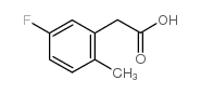 cas no 261951-75-1 is 5-FLUORO-2-METHYLPHENYLACETICACID