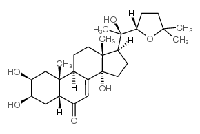 cas no 26361-67-1 is 22,25-Epoxy-2,3,14,20-tetrahydroxycholest-7-en-6-one