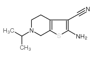 cas no 26830-40-0 is 2-amino-6-isopropyl-4,5,6,7-tetrahydrothieno[2,3-C]pyridine-3-carbonitrile