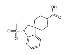 cas no 268538-56-3 is TRANS-1'-(METHYLSULFONYL)SPIRO[CYCLOHEXANE-1,3'-INDOLINE]-4-CARBOXYLIC ACID