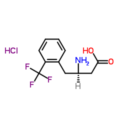 cas no 269396-76-1 is (r)-3-amino-4-(2-trifluoromethylphenyl)butanoic acid hydrochloride