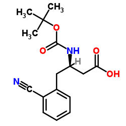 cas no 269726-80-9 is Boc-(R)-3-Amino-4-(2-cyano-phenyl)-butyric acid