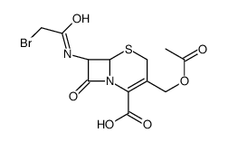 cas no 26973-80-8 is (6R,7R)-3-(acetyloxymethyl)-7-[(2-bromoacetyl)amino]-8-oxo-5-thia-1-azabicyclo[4.2.0]oct-2-ene-2-carboxylic acid