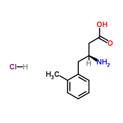 cas no 270062-89-0 is (s)-3-amino-4-(2-methylphenyl)butanoic acid hydrochloride