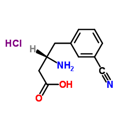 cas no 270065-85-5 is (s)-3-amino-4-(3-cyanophenyl)butanoic acid hydrochloride